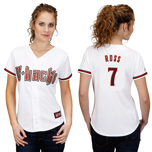 Cody Ross #7 mlb Jersey-Arizona Diamondbacks Women's Authentic Home White Cool Base Baseball Jersey